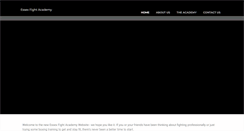 Desktop Screenshot of essexfightacademy.com
